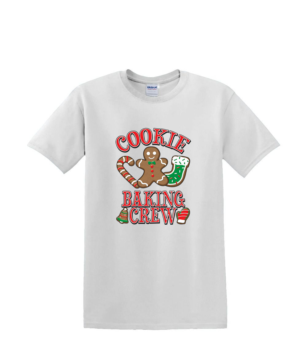 T-Shirt S to 2XL 3XL -COOKIE Baking CREW Santa CHRISTMAS - Fun Humor Adult - Bild 44 von 72