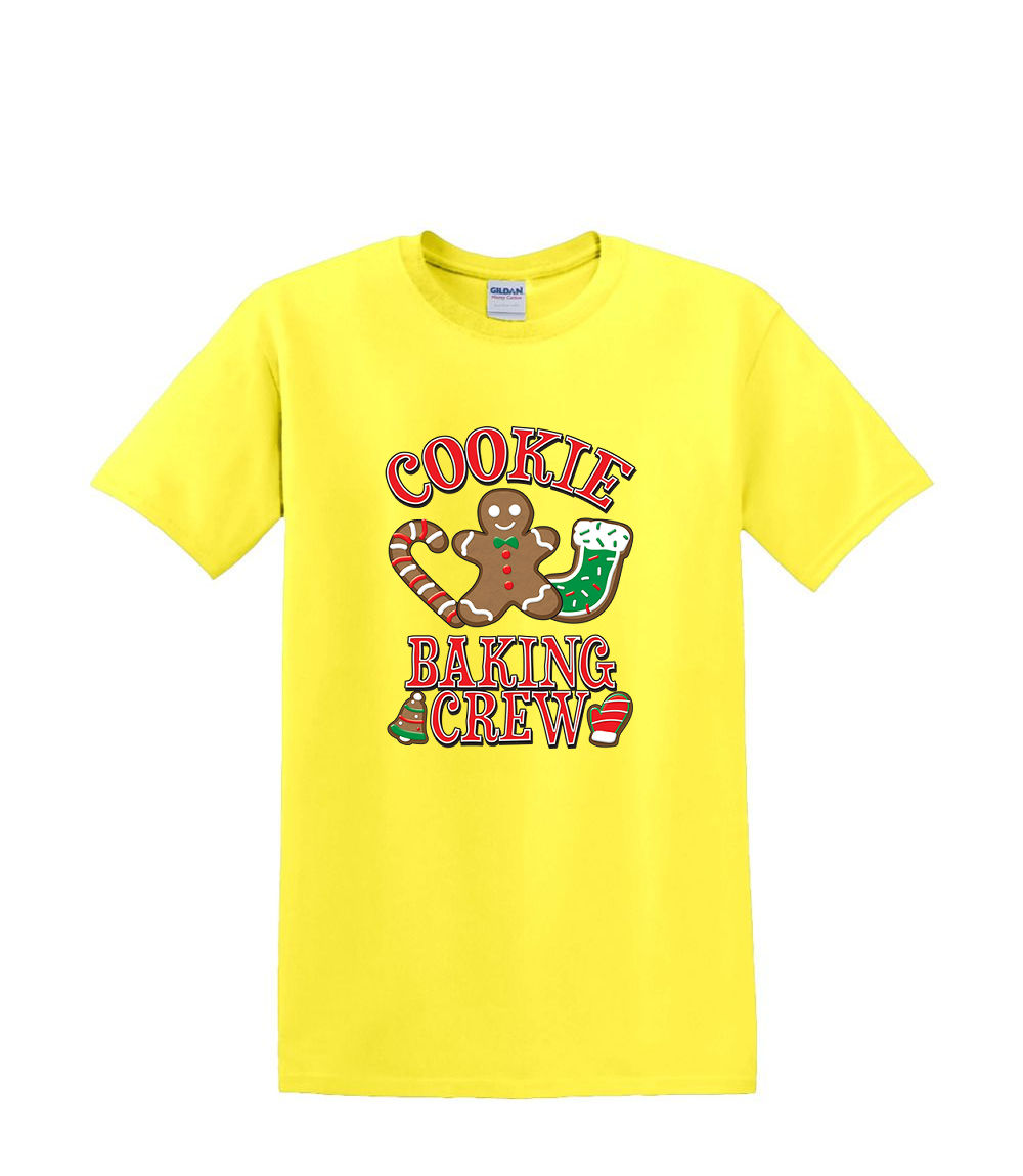T-Shirt S to 2XL 3XL -COOKIE Baking CREW Santa CHRISTMAS - Fun Humor Adult - Bild 50 von 72