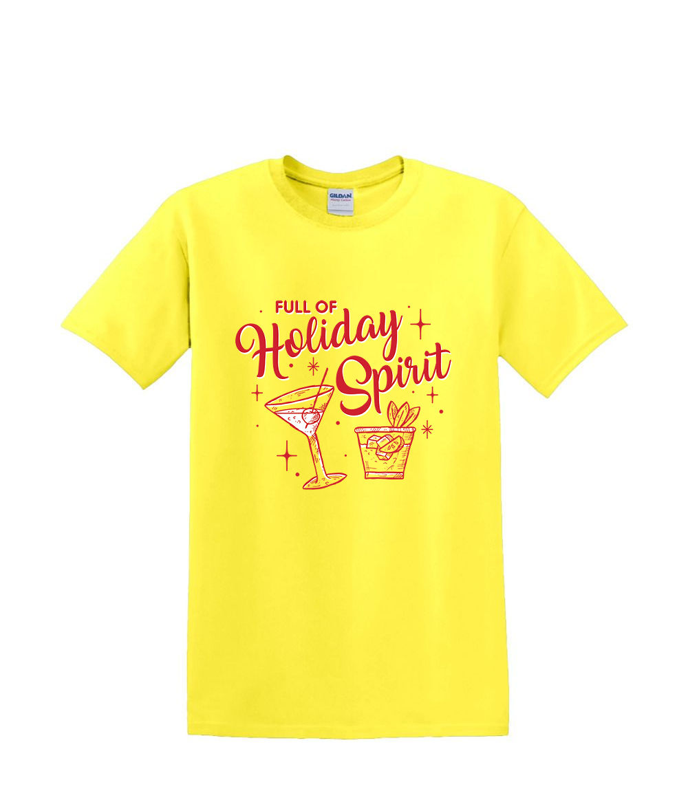 T-Shirt S bis 2XL 3XL -Full of Holiday SPIRIT SANTA CHRISTMAS - Fun Humor Erwachsene - Bild 52 von 72