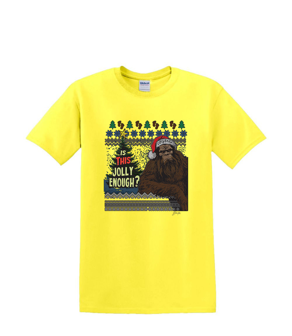 Camiseta S a 2XL 3XL - SUÉTER NAVIDAD BIGFOOT - Humor Divertido Adulto - Imagen 53 de 72