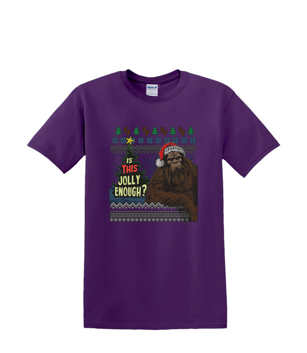 Camiseta S a 2XL 3XL - SUÉTER NAVIDAD BIGFOOT - Humor Divertido Adulto - Imagen 26 de 72