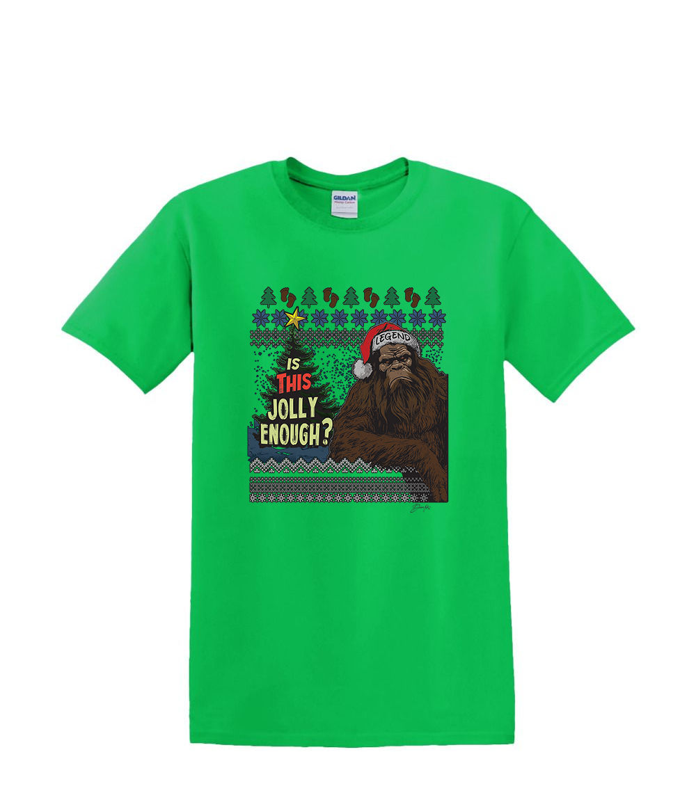 Camiseta S a 2XL 3XL - SUÉTER NAVIDAD BIGFOOT - Humor Divertido Adulto - Imagen 19 de 72