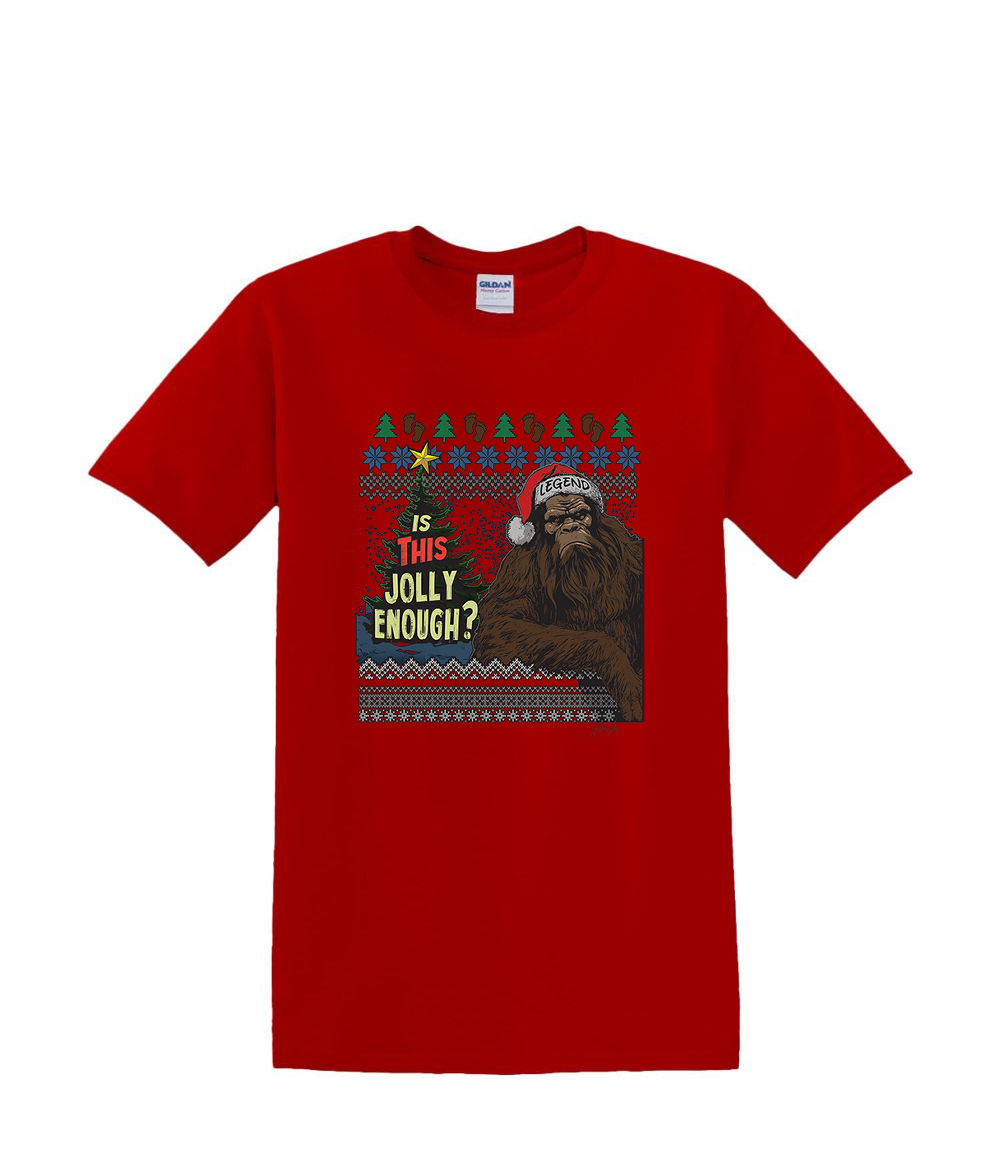 Camiseta S a 2XL 3XL - SUÉTER NAVIDAD BIGFOOT - Humor Divertido Adulto - Imagen 37 de 72