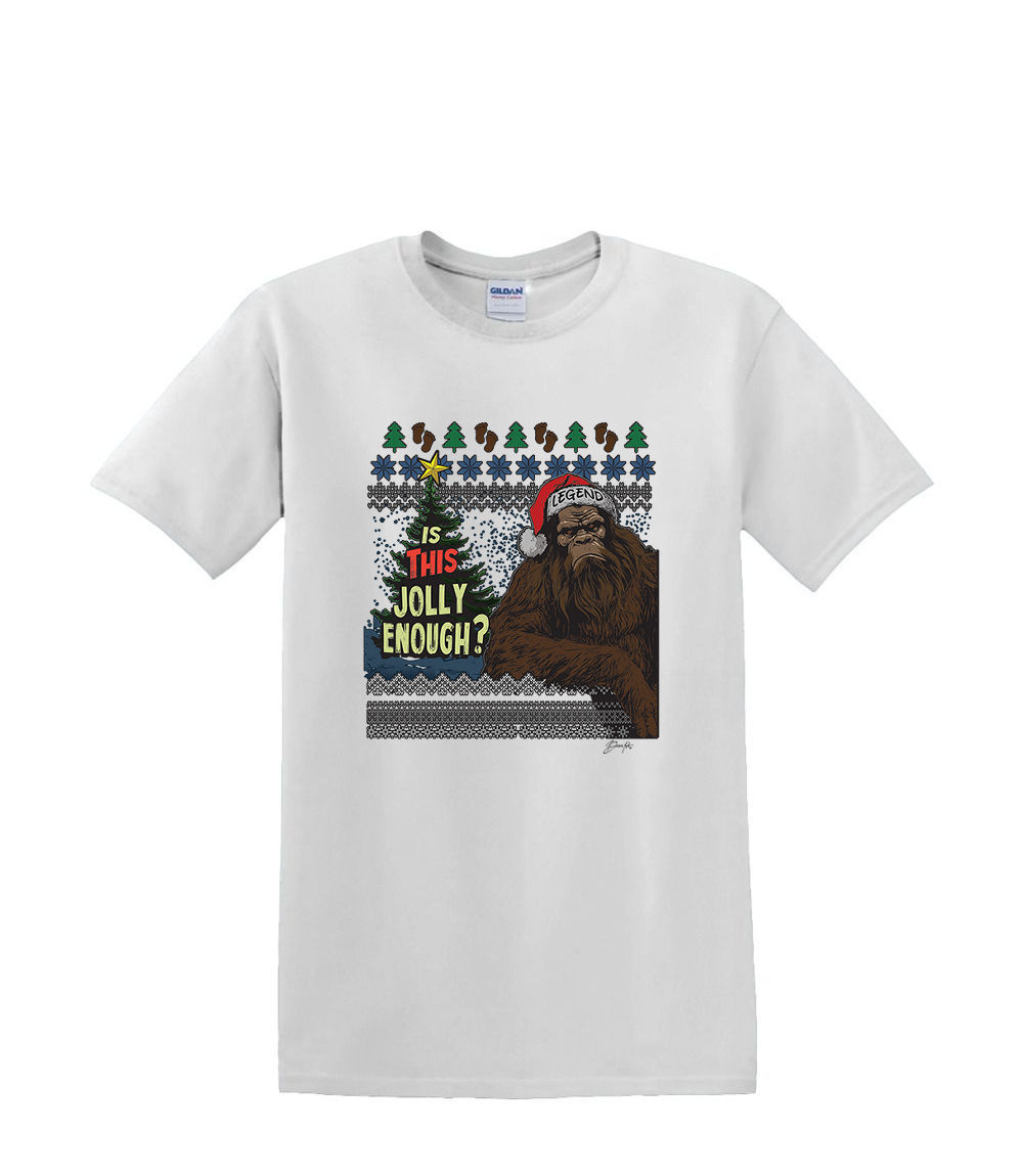 Camiseta S a 2XL 3XL - SUÉTER NAVIDAD BIGFOOT - Humor Divertido Adulto - Imagen 46 de 72