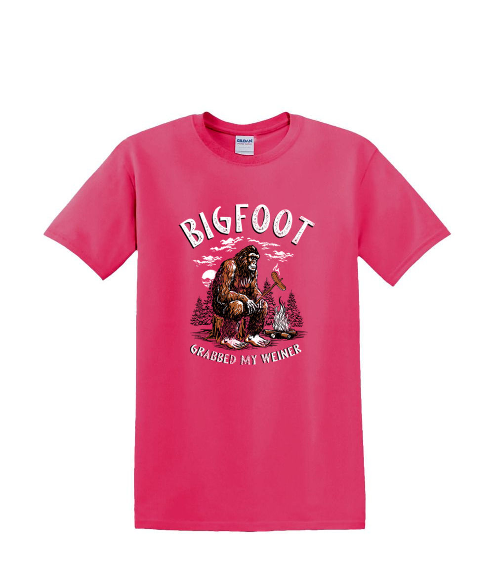 Camiseta S a 2XL 3XL - SASQUATCH BIGFOOT agarró a mi vino - humor divertido adulto - Imagen 65 de 72