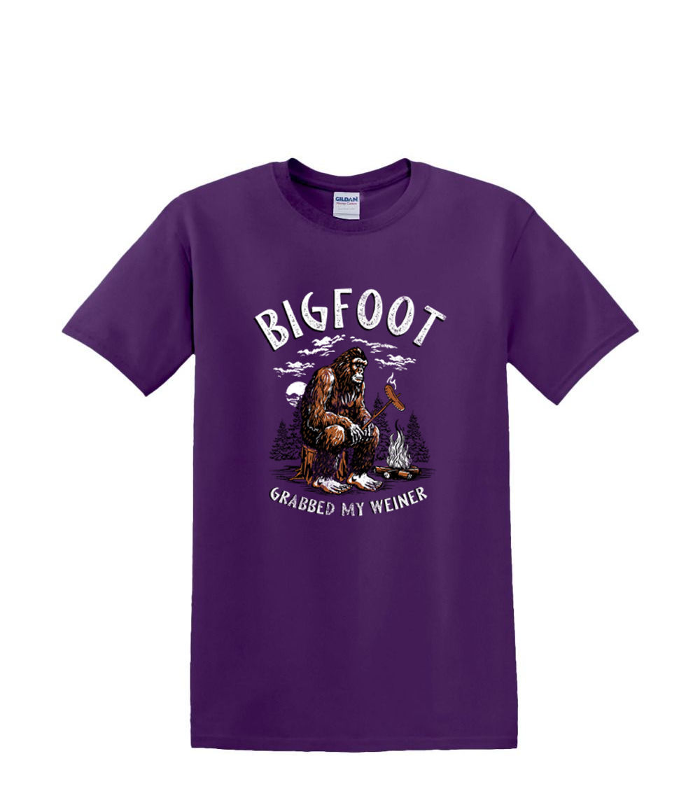 Camiseta S a 2XL 3XL - SASQUATCH BIGFOOT agarró a mi vino - humor divertido adulto - Imagen 26 de 72