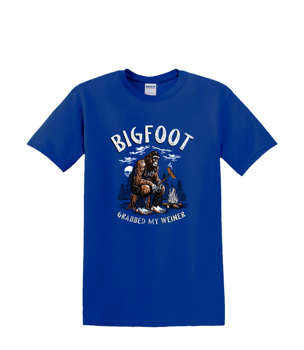 Camiseta S a 2XL 3XL - SASQUATCH BIGFOOT agarró a mi vino - humor divertido adulto - Imagen 32 de 72