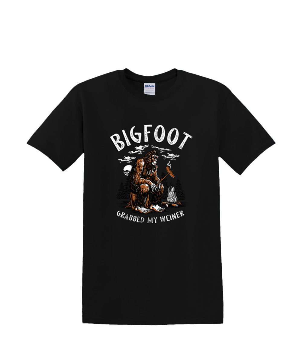 Camiseta S a 2XL 3XL - SASQUATCH BIGFOOT agarró a mi vino - humor divertido adulto - Imagen 16 de 72
