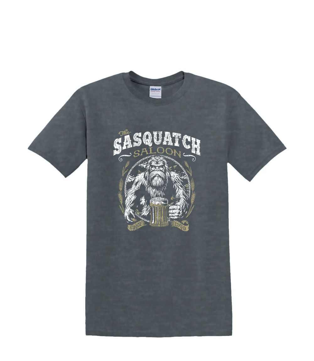 T-Shirt S to 2XL 3XL - SASQUATCH SALOON - BIGFOOT SASQUATCH FUNNY Adult - Picture 35 of 54