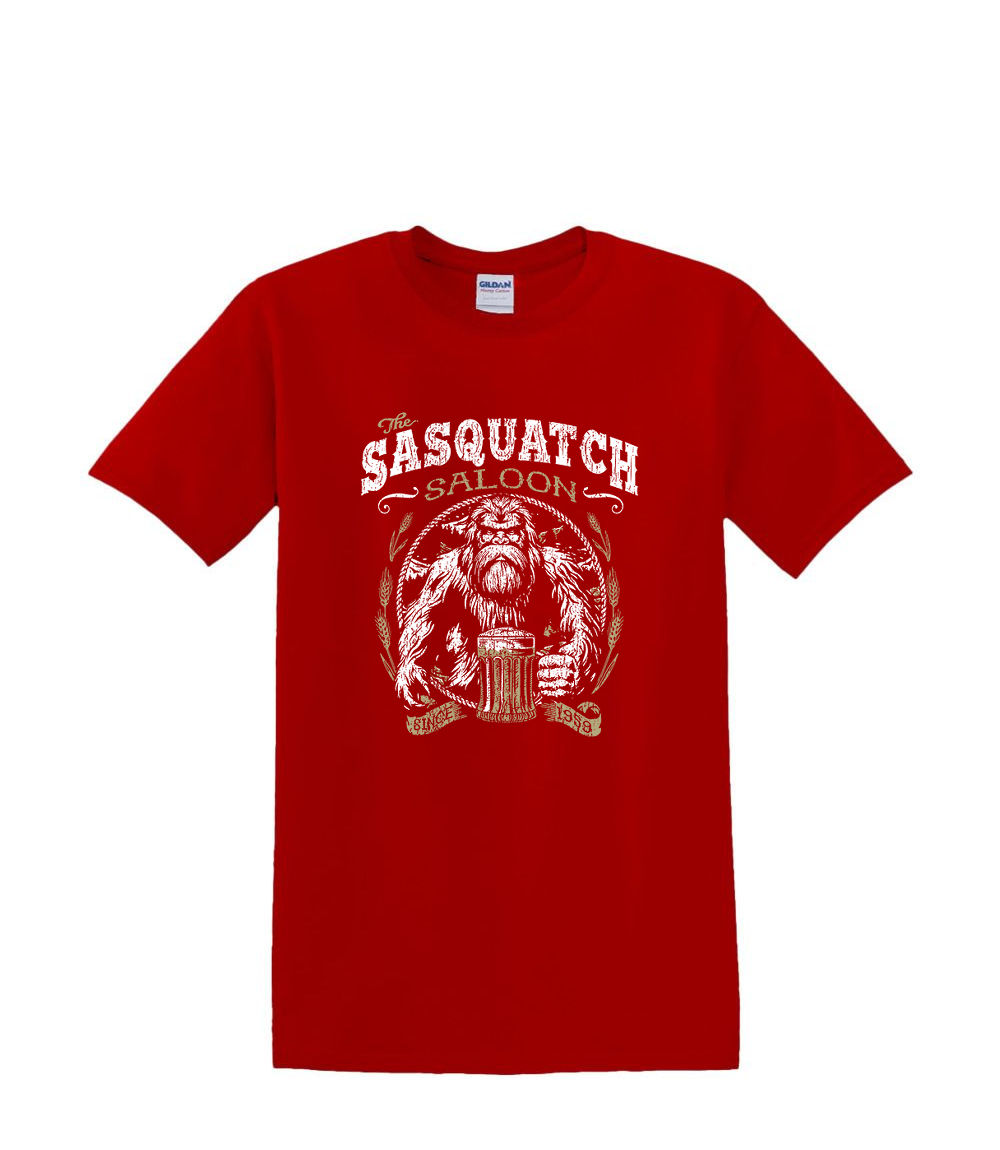 T-Shirt S to 2XL 3XL - SASQUATCH SALOON - BIGFOOT SASQUATCH FUNNY Adult - Picture 26 of 54