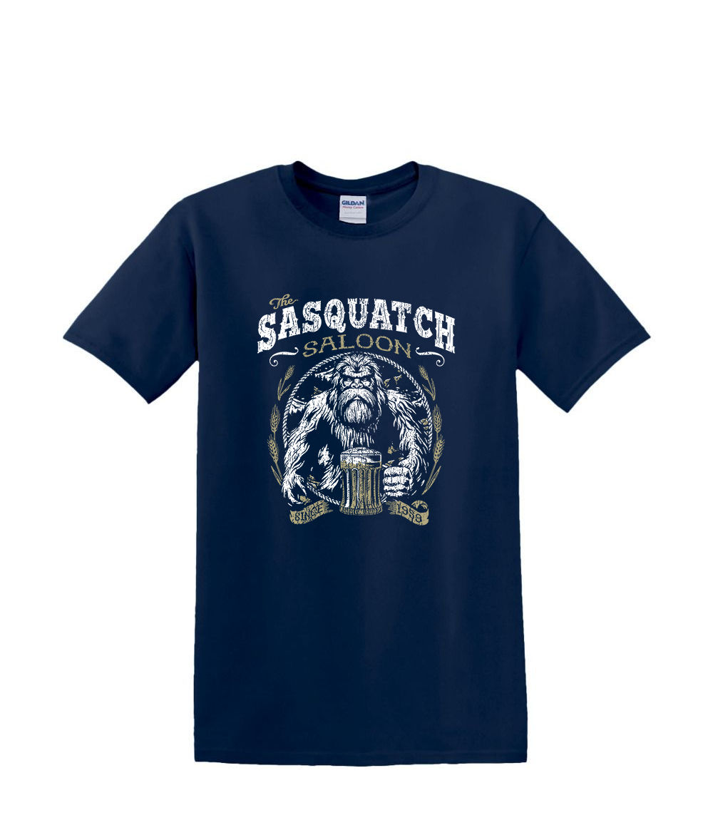 T-Shirt S to 2XL 3XL - SASQUATCH SALOON - BIGFOOT SASQUATCH FUNNY Adult - Picture 37 of 54