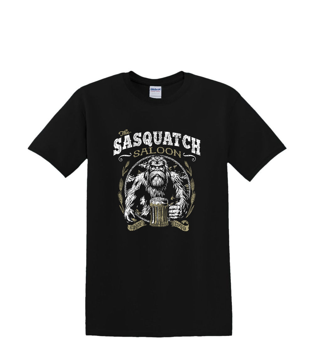 T-Shirt S to 2XL 3XL - SASQUATCH SALOON - BIGFOOT SASQUATCH FUNNY Adult - Picture 16 of 54