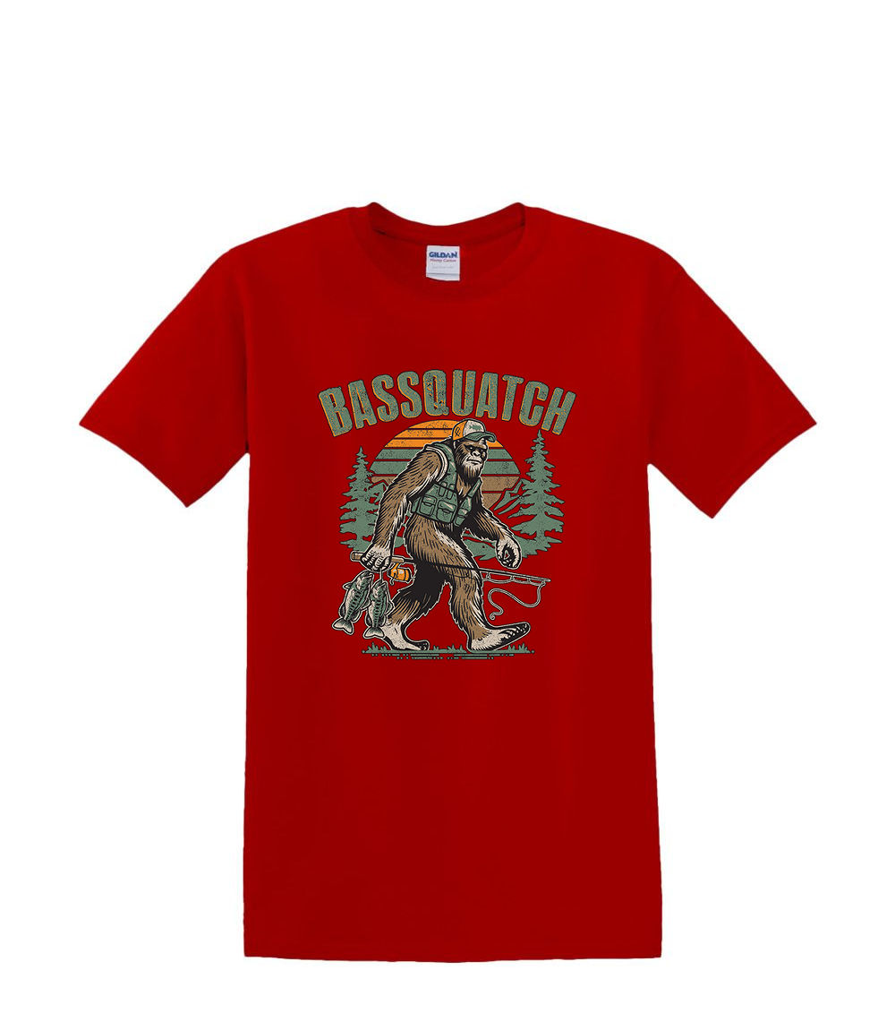 Camiseta S a 2XL 3XL - BASSQUATCH - BIGFOOT SASQUATCH DIVERTIDO Adulto - Imagen 30 de 54