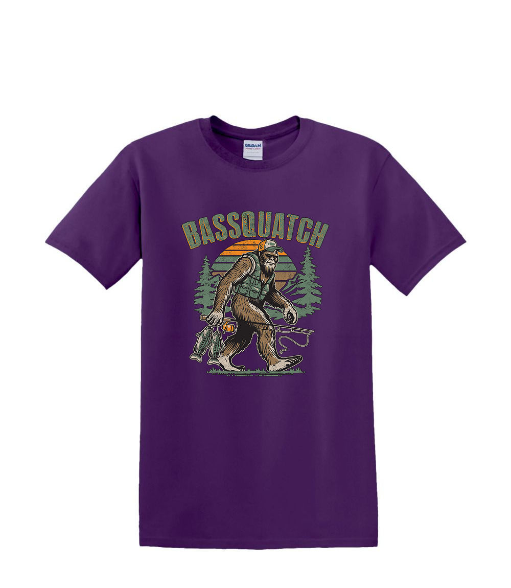 Camiseta S a 2XL 3XL - BASSQUATCH - BIGFOOT SASQUATCH DIVERTIDO Adulto - Imagen 21 de 54