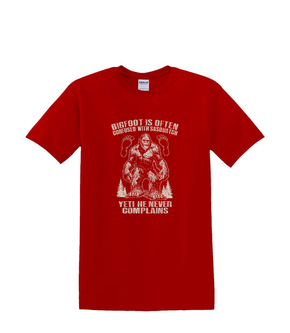 T-Shirt S to 2XL 3XL - BIGFOOT NEVER COMPLAINS - BIGFOOT SASQUATCH FUNNY Adult - Picture 30 of 54