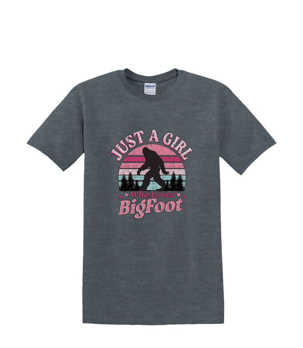 S bis 2XL 3XL - Just a girl who loves bigfoot SASQUATCH BIGFOOT Fun Humor Erwachsene - Bild 59 von 72