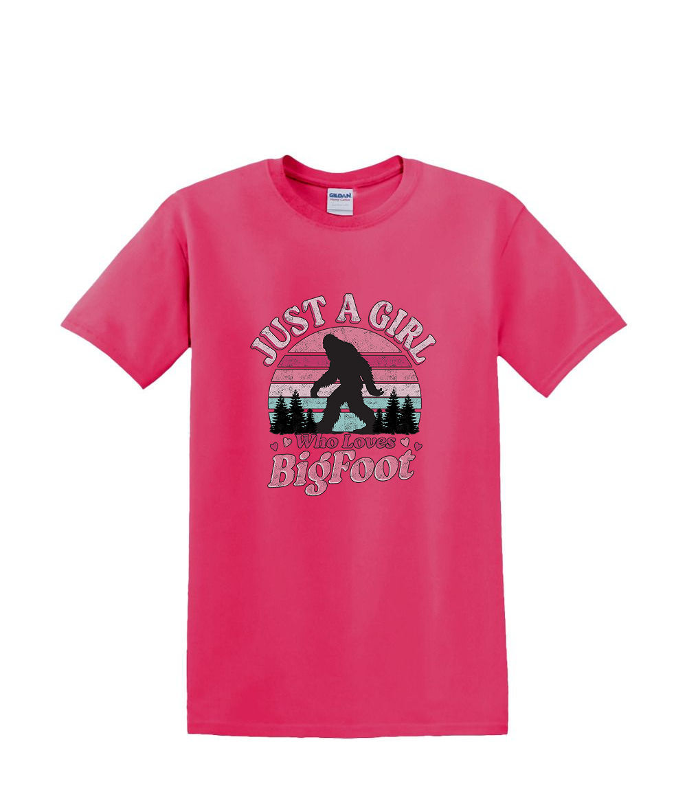 S bis 2XL 3XL - Just a girl who loves bigfoot SASQUATCH BIGFOOT Fun Humor Erwachsene - Bild 63 von 72