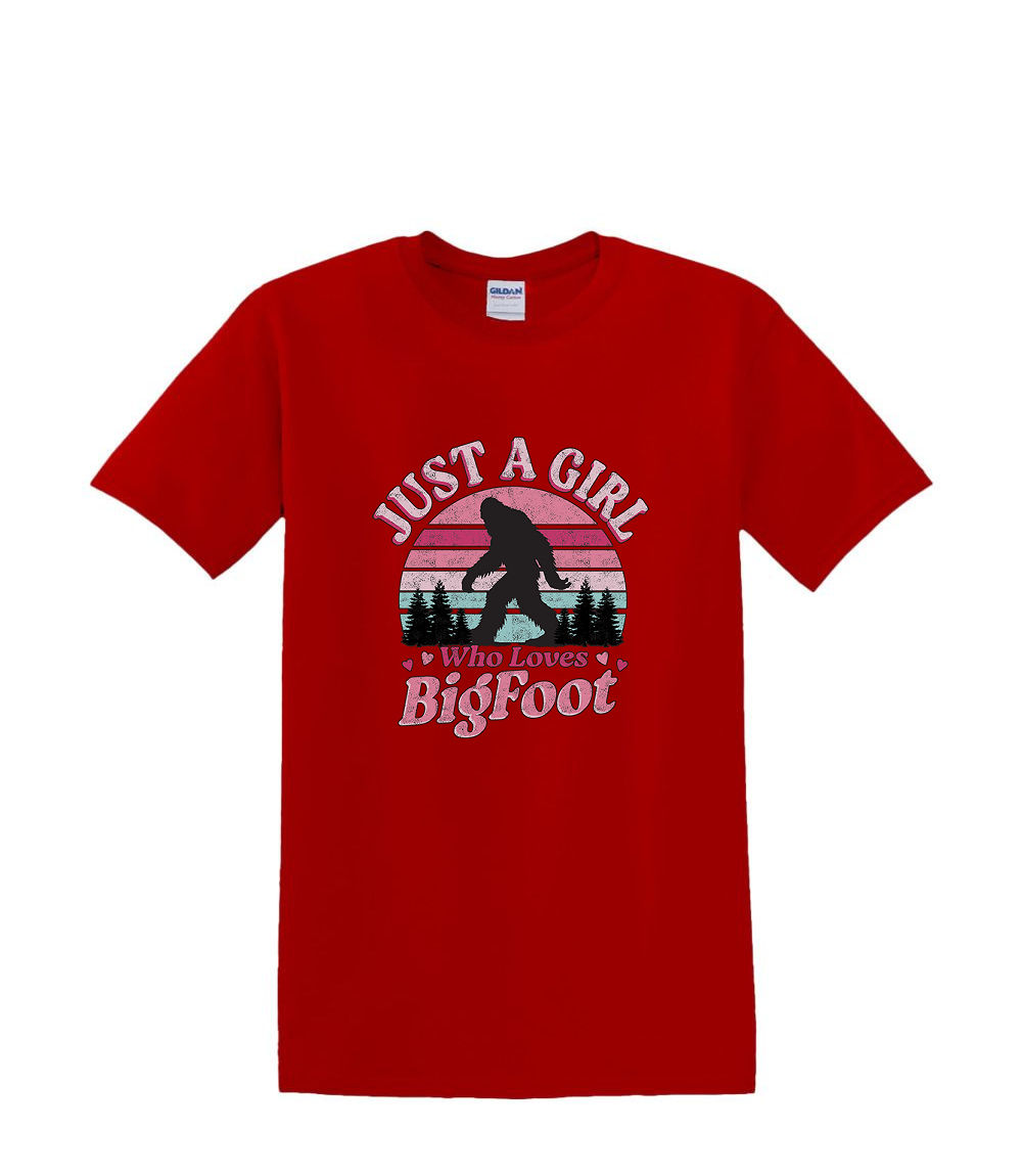 S bis 2XL 3XL - Just a girl who loves bigfoot SASQUATCH BIGFOOT Fun Humor Erwachsene - Bild 39 von 72