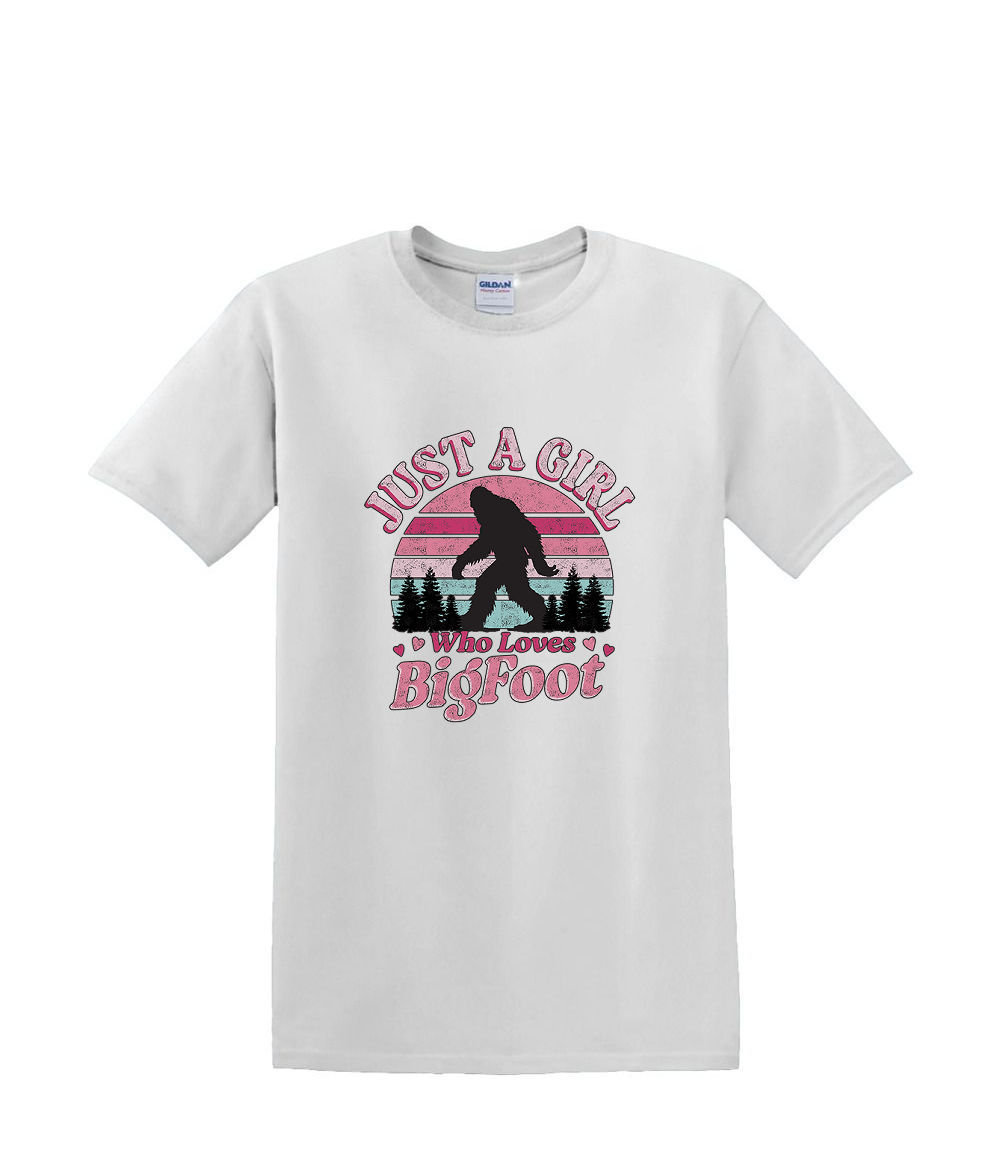 S bis 2XL 3XL - Just a girl who loves bigfoot SASQUATCH BIGFOOT Fun Humor Erwachsene - Bild 46 von 72