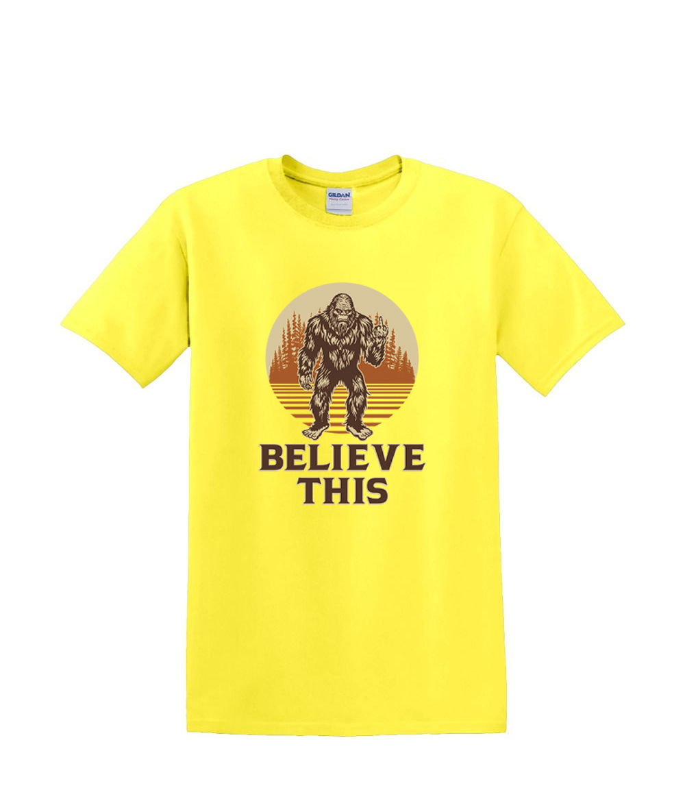 S bis 2XL 3XL -BELIEVE this SASQUATCH BIGFOOT Fun Humor Erwachsene - Bild 52 von 72