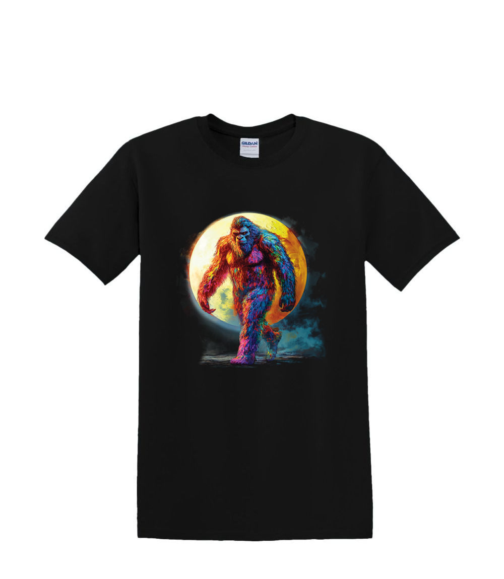 S bis 2XL 3XL - Neon Bigfoot Moon SASQUATCH BIGFOOT Fun Humor Erwachsene - Bild 17 von 72