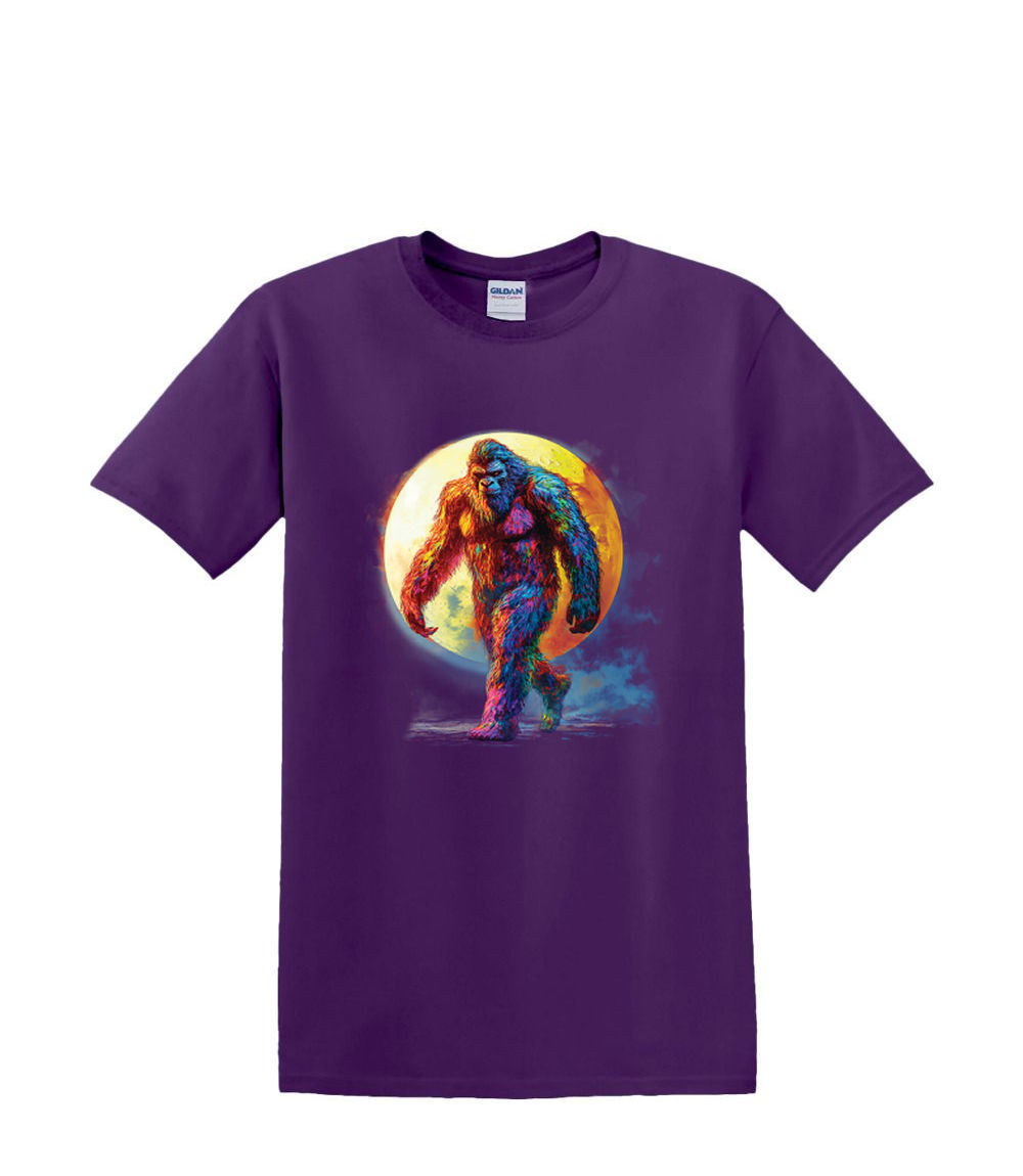 S bis 2XL 3XL - Neon Bigfoot Moon SASQUATCH BIGFOOT Fun Humor Erwachsene - Bild 29 von 72