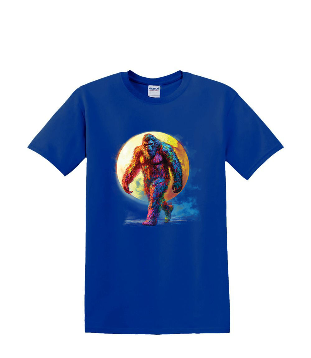 S bis 2XL 3XL - Neon Bigfoot Moon SASQUATCH BIGFOOT Fun Humor Erwachsene - Bild 32 von 72