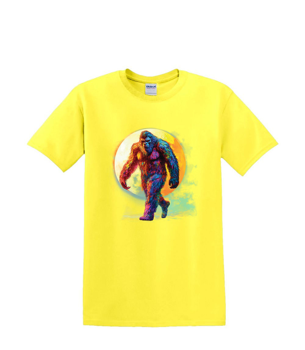 S bis 2XL 3XL - Neon Bigfoot Moon SASQUATCH BIGFOOT Fun Humor Erwachsene - Bild 49 von 72