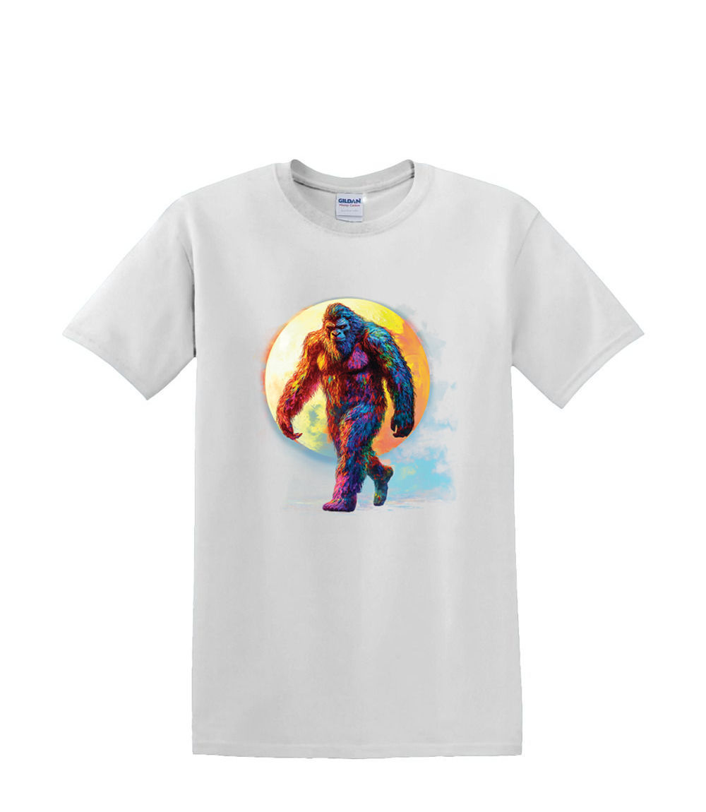S bis 2XL 3XL - Neon Bigfoot Moon SASQUATCH BIGFOOT Fun Humor Erwachsene - Bild 46 von 72