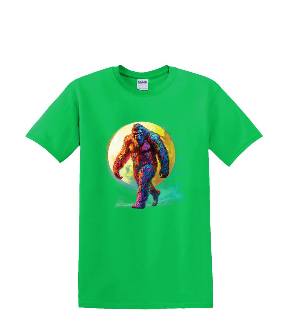 S bis 2XL 3XL - Neon Bigfoot Moon SASQUATCH BIGFOOT Fun Humor Erwachsene - Bild 22 von 72
