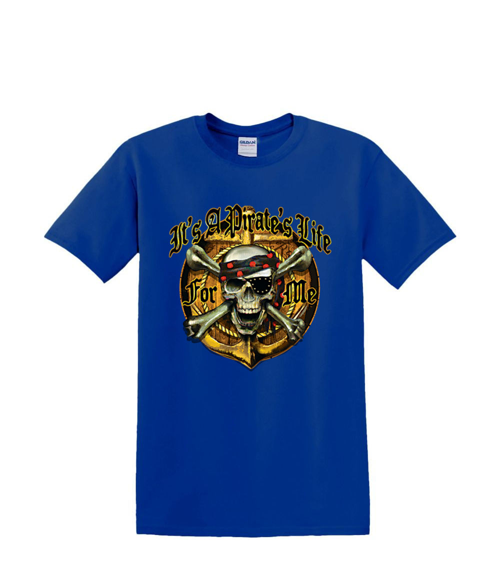 t-Shirt S to 2xl 3xl - PIRATE LIFE for me skull sailing fun humor adult - Picture 34 of 72