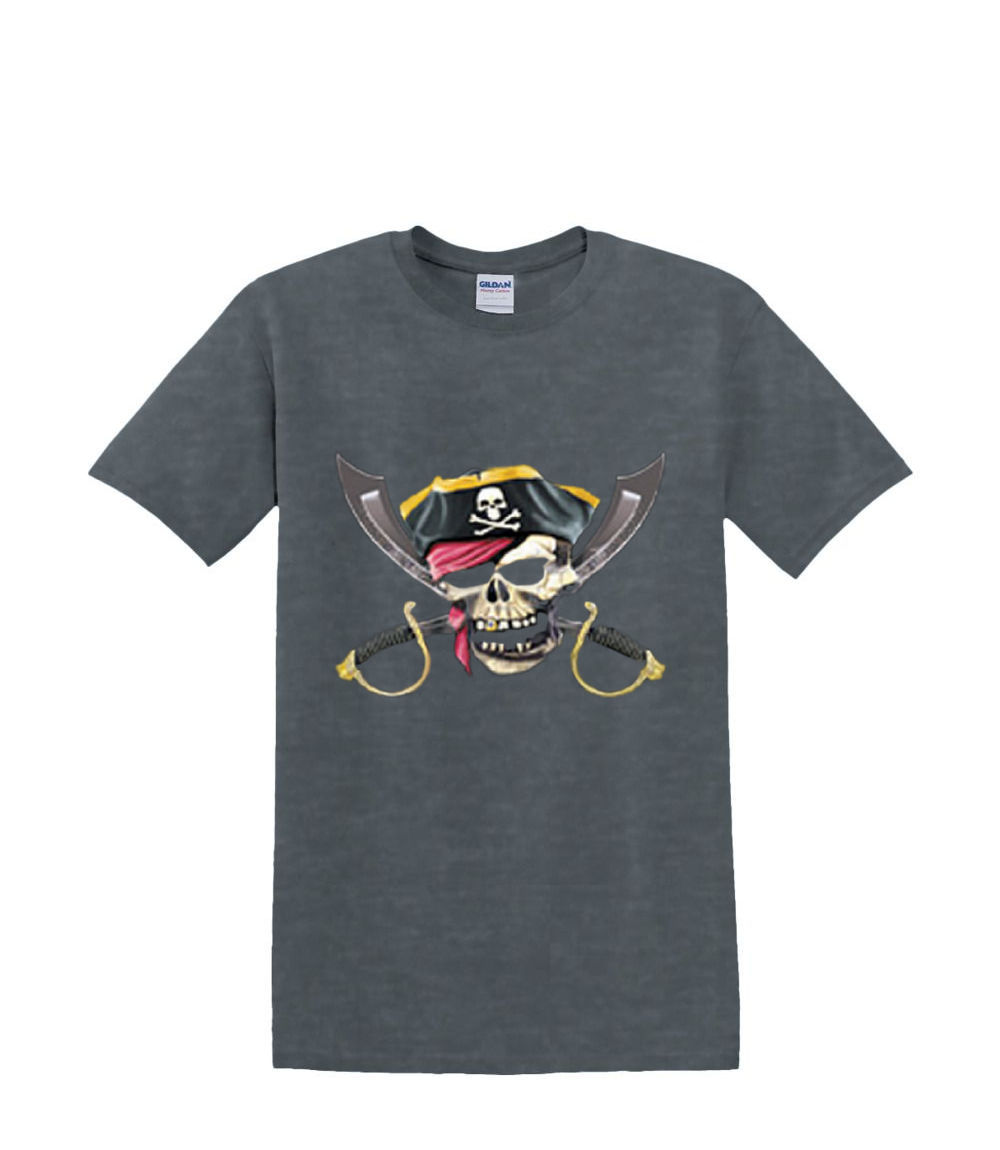 T-Shirt S to 2xl 3xl - PIRATE SKULL SWORDS fun humor adult - Picture 59 of 72