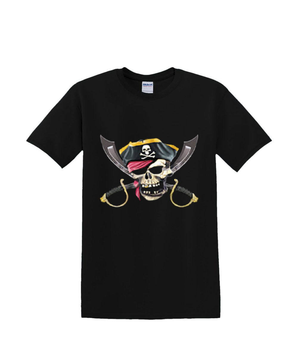 T-Shirt S to 2xl 3xl - PIRATE SKULL SWORDS fun humor adult - Picture 15 of 72