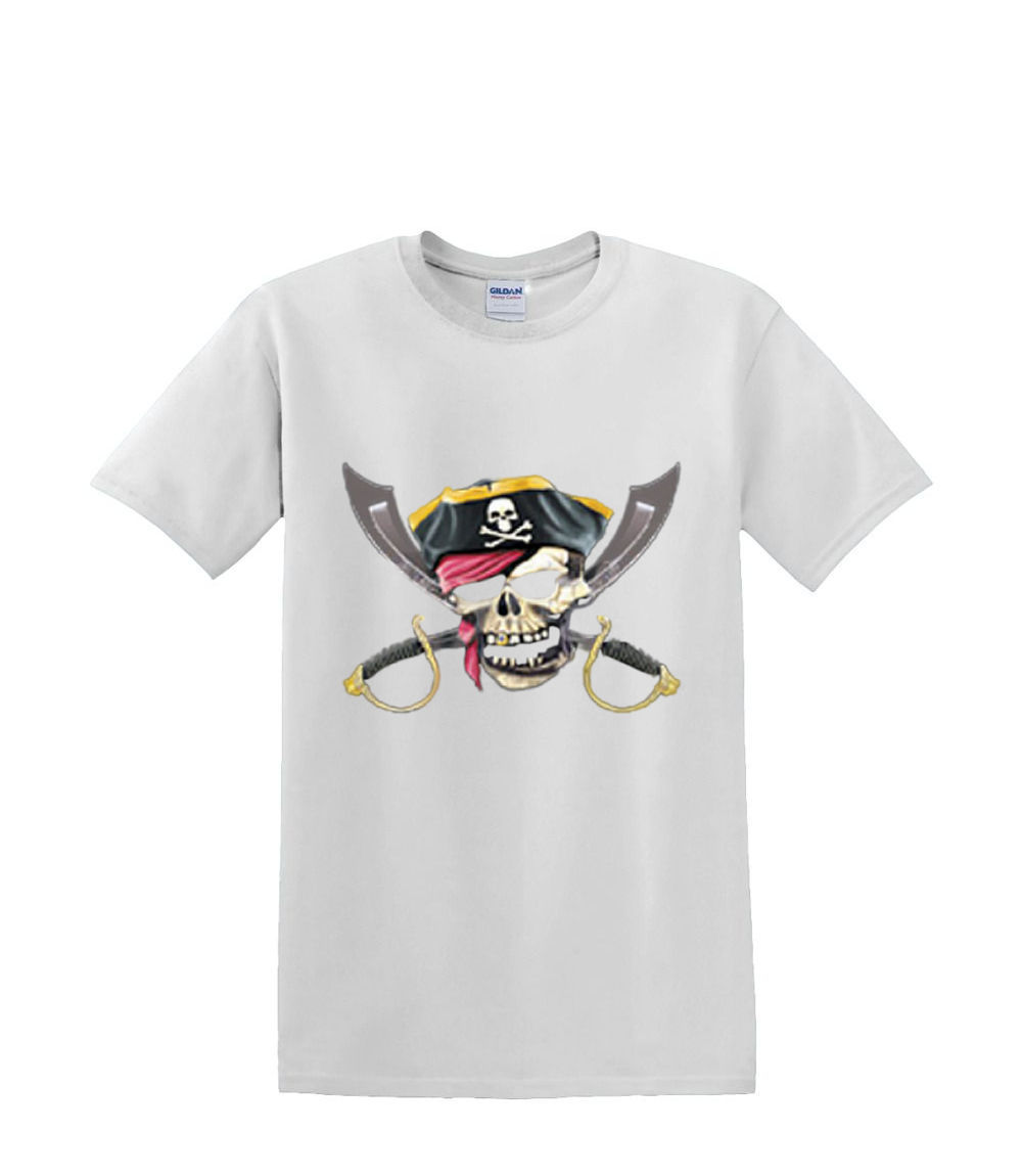T-Shirt S to 2xl 3xl - PIRATE SKULL SWORDS fun humor adult - Picture 43 of 72