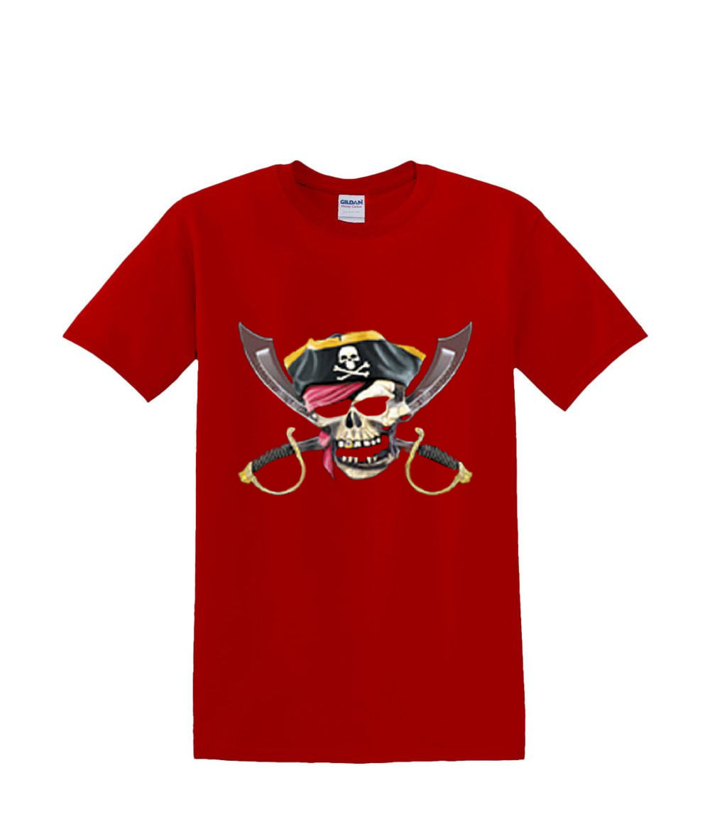 T-Shirt S to 2xl 3xl - PIRATE SKULL SWORDS fun humor adult - Picture 37 of 72