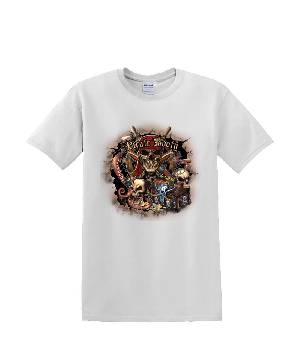 T-Shirt S to 2XL 3XL PIRATE BOOTY skull pirate nautical sailing humor fun adult - Picture 44 of 71