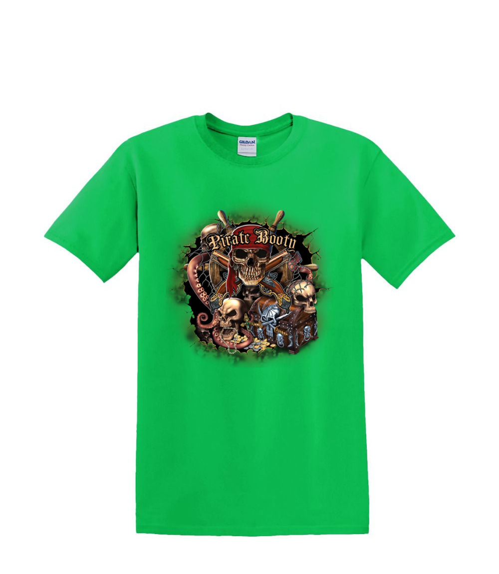T-Shirt S to 2XL 3XL PIRATE BOOTY skull pirate nautical sailing humor fun adult - Picture 20 of 71