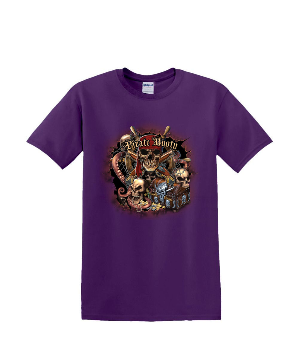 T-Shirt S to 2XL 3XL PIRATE BOOTY skull pirate nautical sailing humor fun adult - Picture 28 of 71