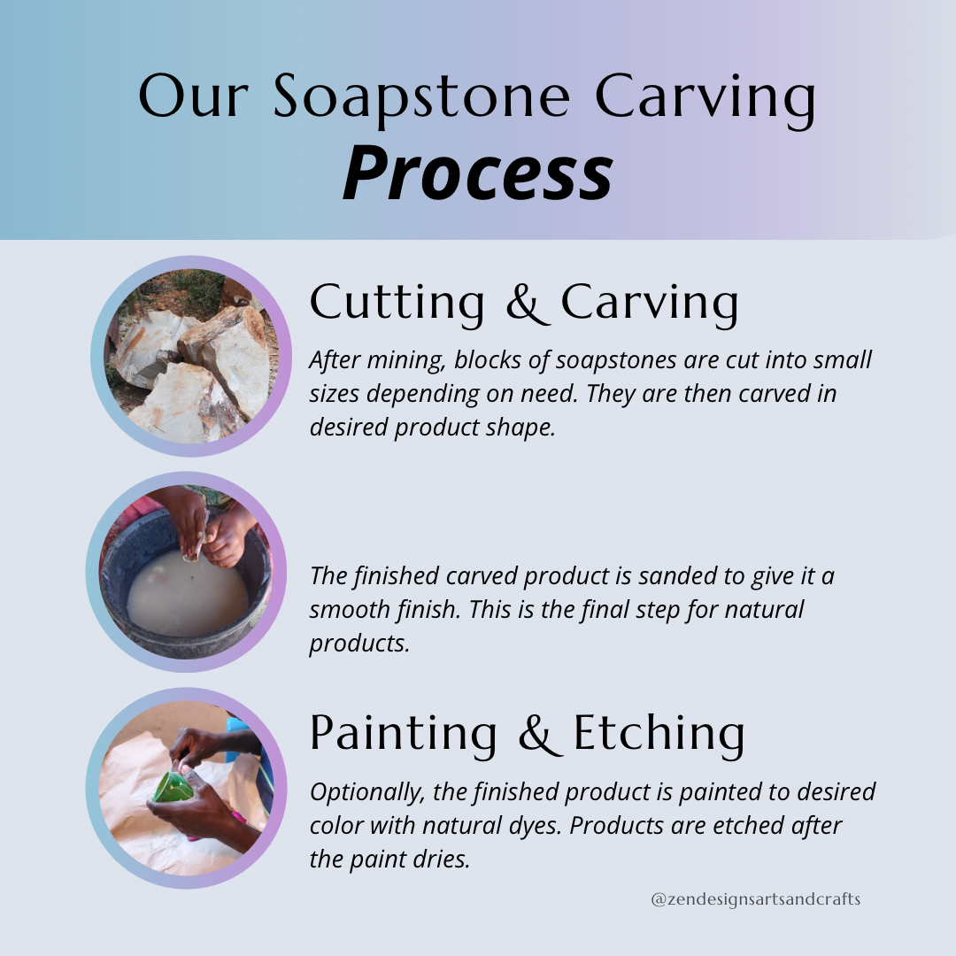 Soapstone Ladybug Figurine Sculpture