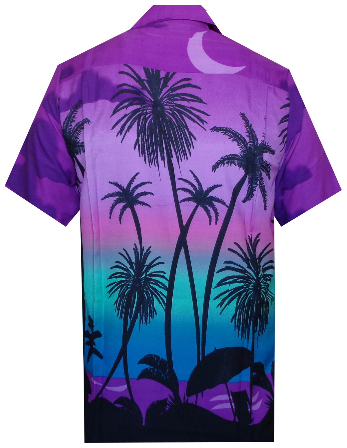 Alvish Hawaiian Shirt Mens Beach Aloha Party Casual Matching Front Pocket