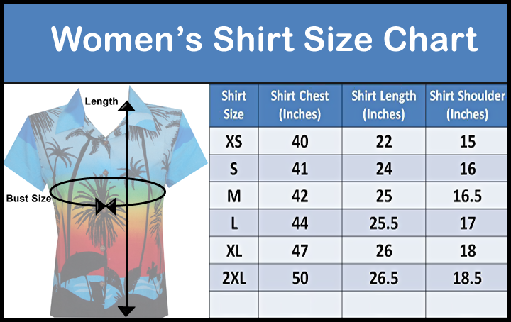 Hawaiian Shirts Womens Floral Scenic Beach Aloha Top Blouse Short Sleeve - Picture 25 of 31