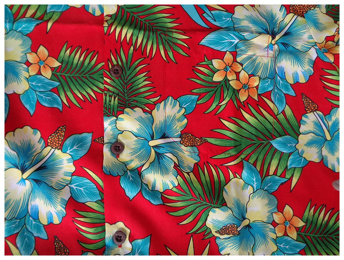 Camisa hawaiana para hombre toda flor playa Aloha fiesta informal vacaciones manga corta - Imagen 21 de 30