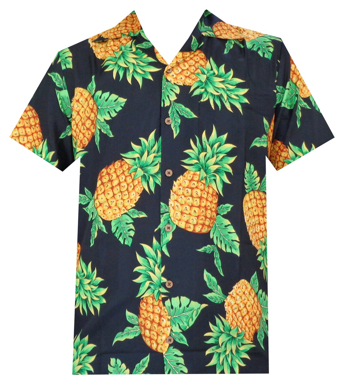 Camisas hawaianas para hombre Aloha fiesta informal campamento con botones crucero vacaciones tour - Imagen 4 de 21