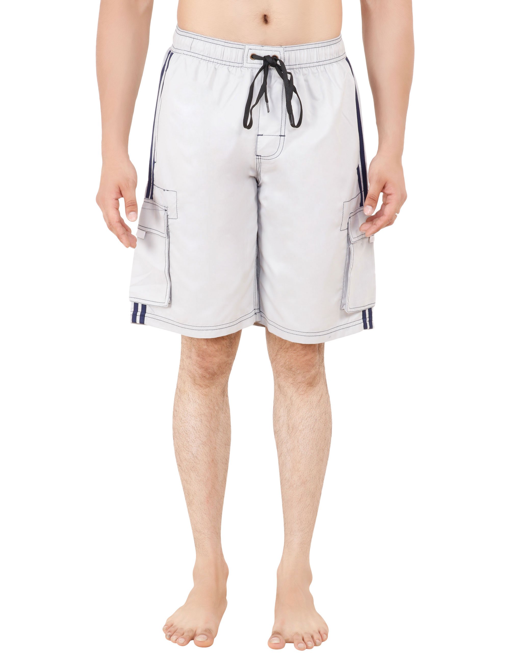 Para hombres bañadores bañadores tabla de nadar pantalones cortos vacaciones playa fiesta malla revestimiento divertido - Imagen 7 de 26