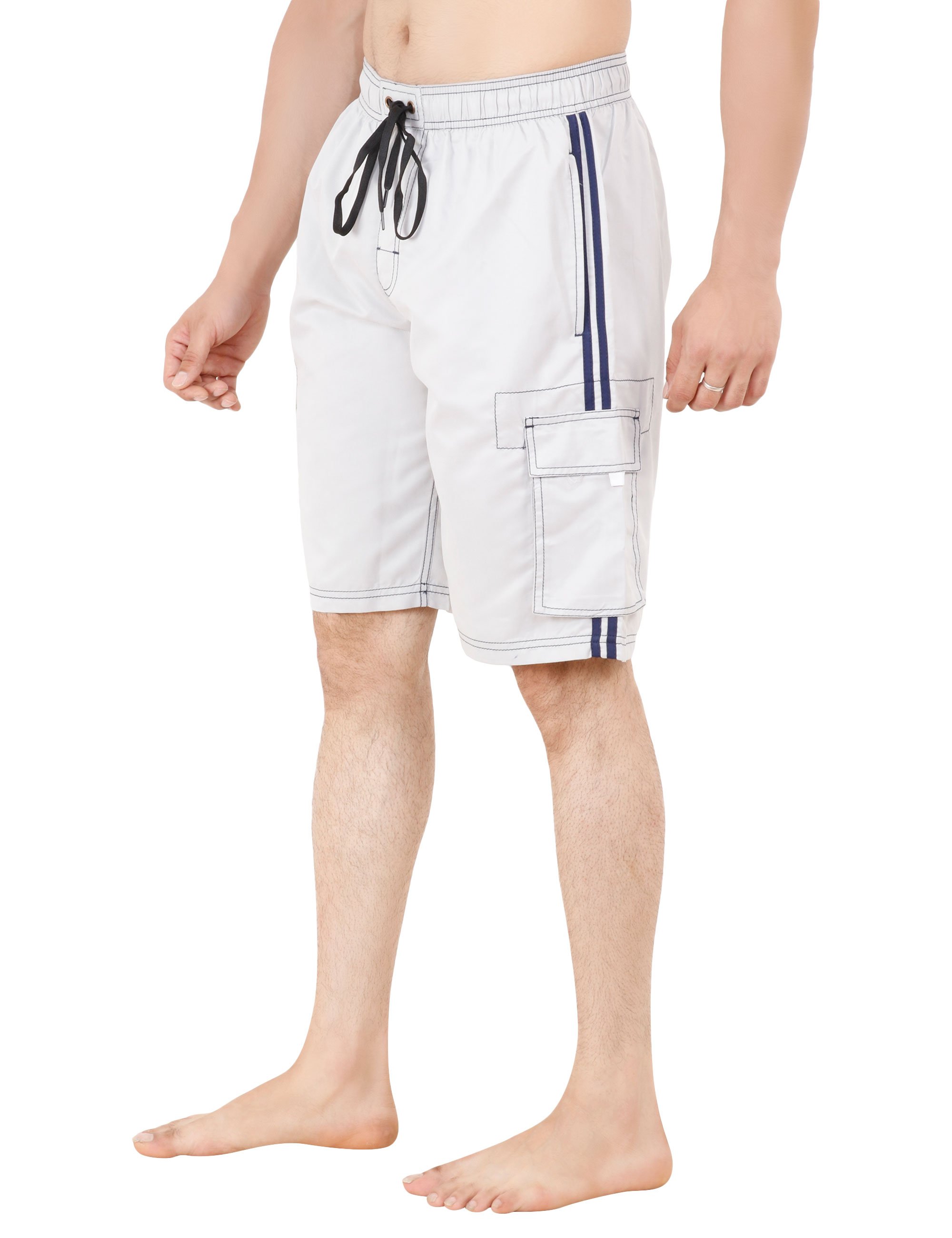 Para hombres bañadores bañadores tabla de nadar pantalones cortos vacaciones playa fiesta malla revestimiento divertido - Imagen 8 de 26