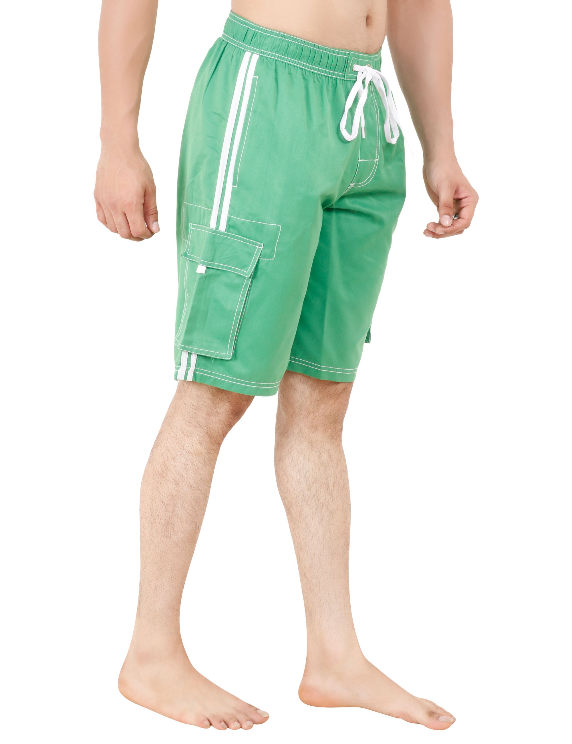 Para hombres bañadores bañadores tabla de nadar pantalones cortos vacaciones playa fiesta malla revestimiento divertido - Imagen 14 de 26