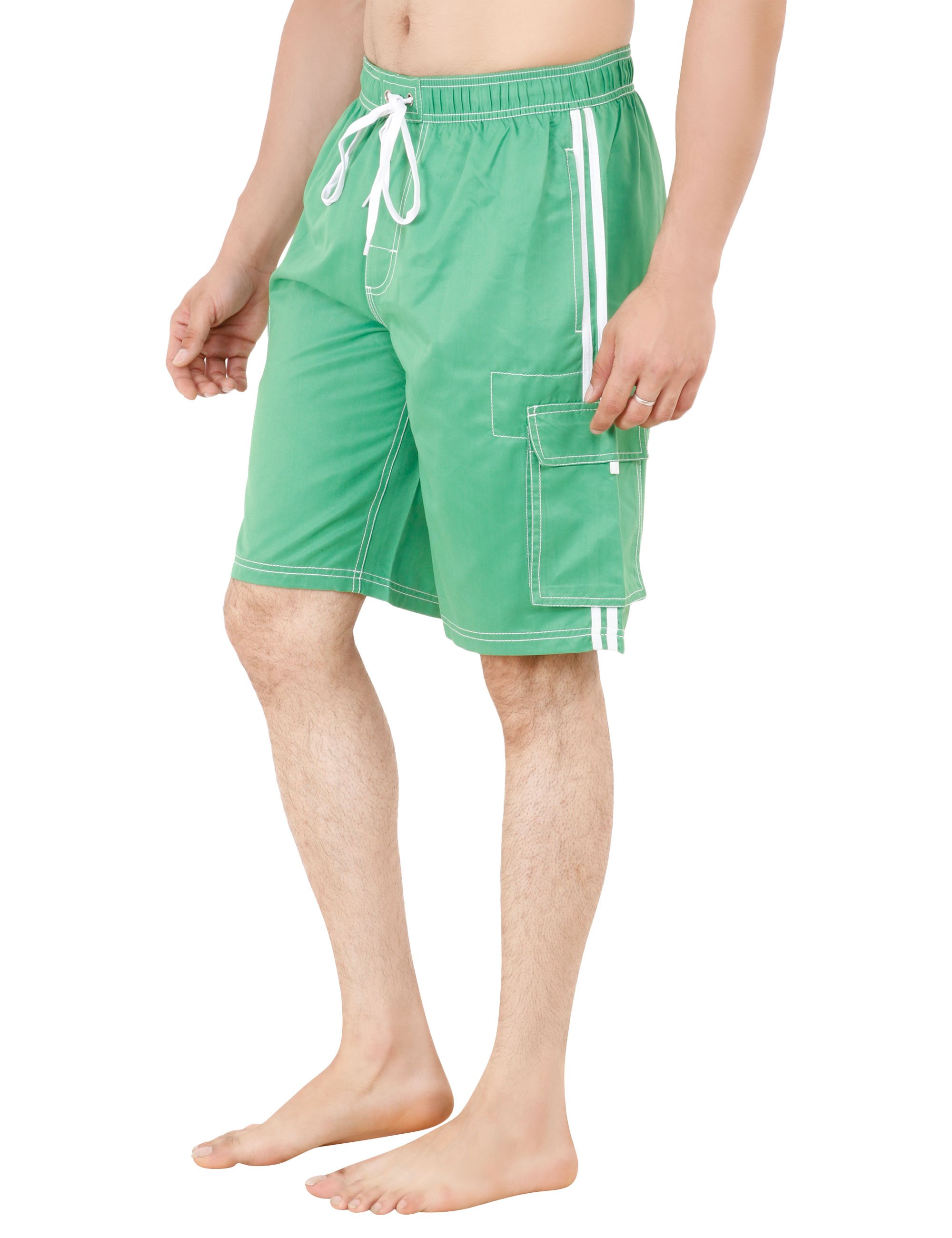 Para hombres bañadores bañadores tabla de nadar pantalones cortos vacaciones playa fiesta malla revestimiento divertido - Imagen 13 de 26