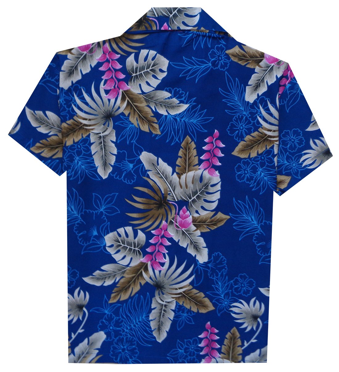 Boys Hawaiian Shirt Aloha Party Casual Camp Cruise vacation Tourist Beach Wear - Picture 7 of 27