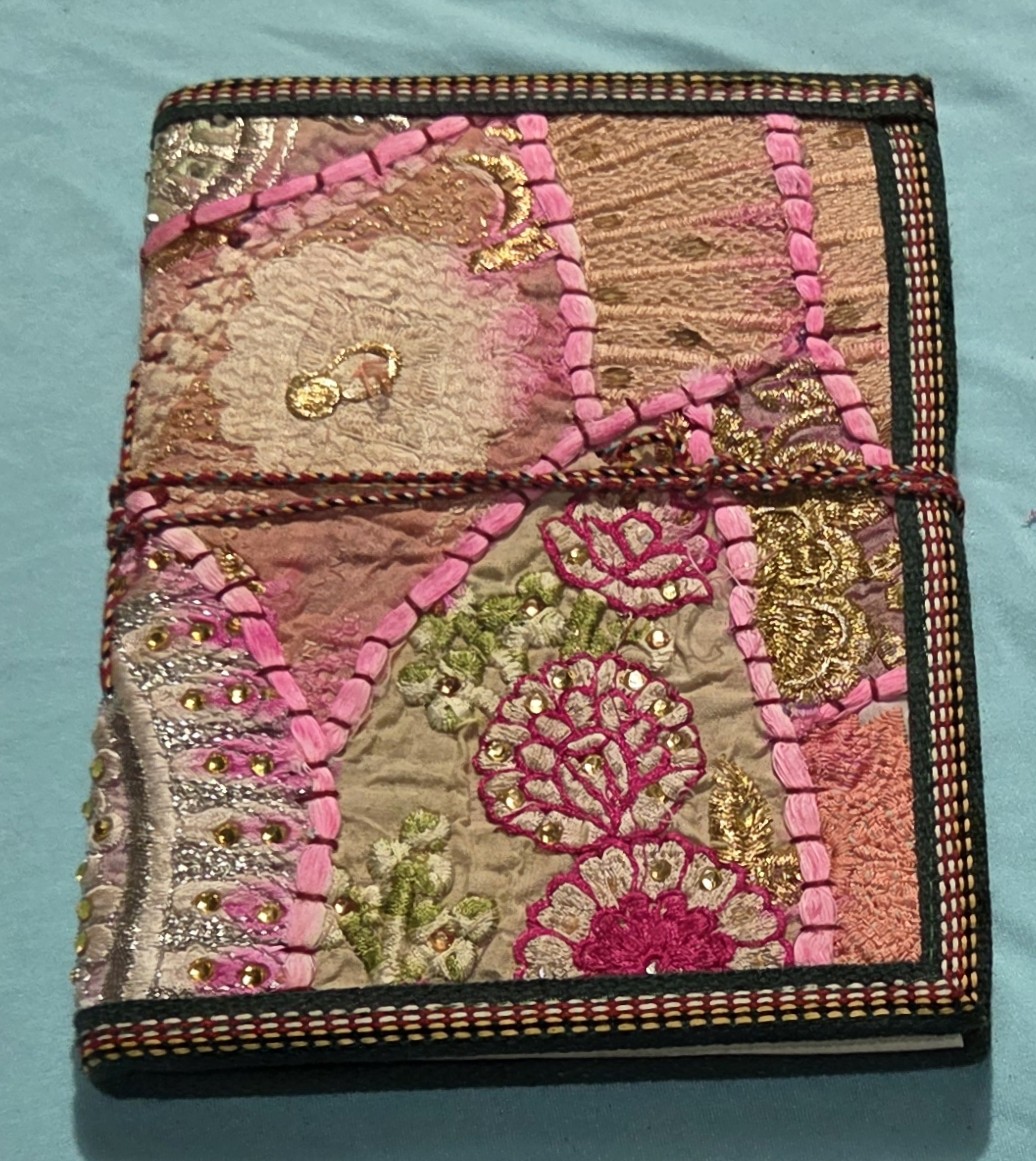 Art Journal Handmade Reclaimed Silk Saree