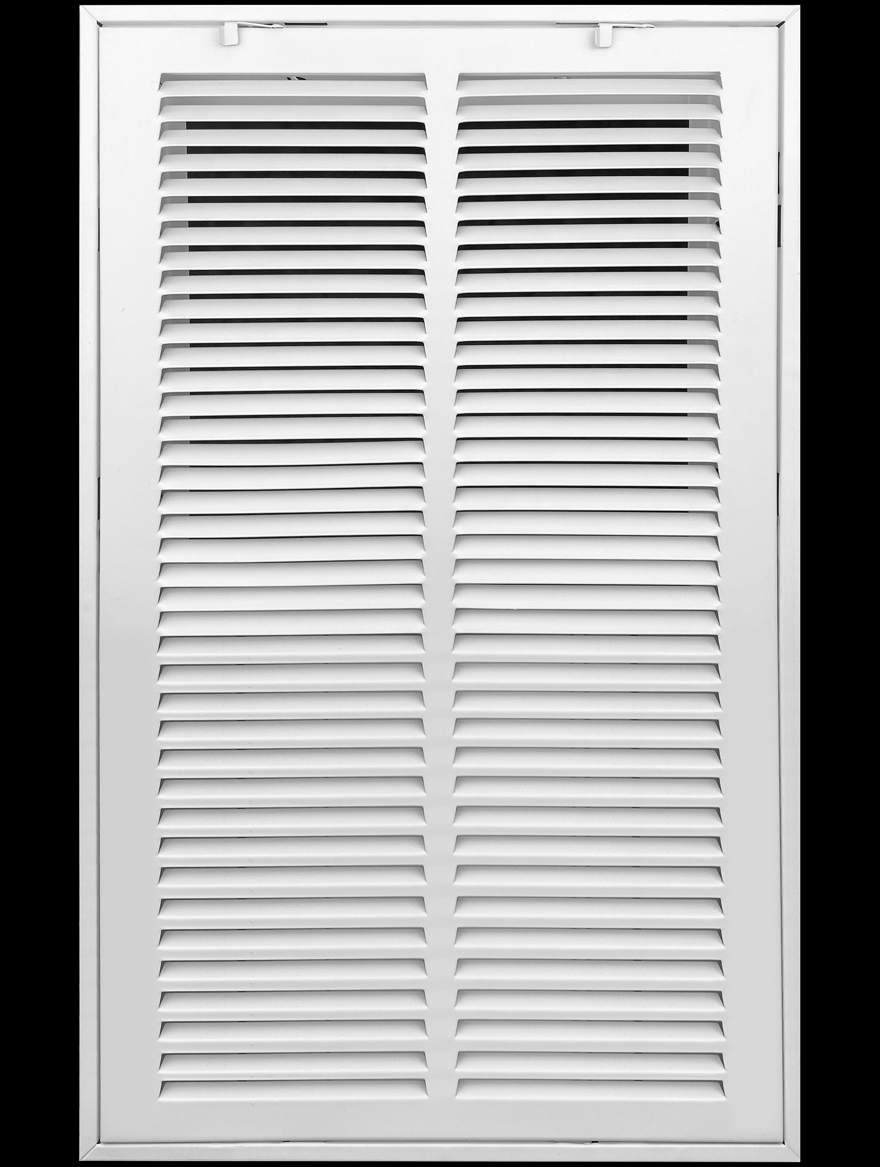 Steel Return Air Filter Grille Fixed Hinged HVAC Duct Cover Grill White